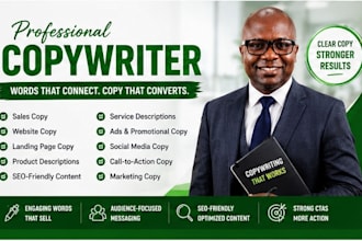 write high converting sales and SEO copy for your business