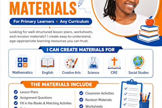 create engaging lesson plans and worksheets for you