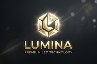 design a premium led brand logo for lighting businesses