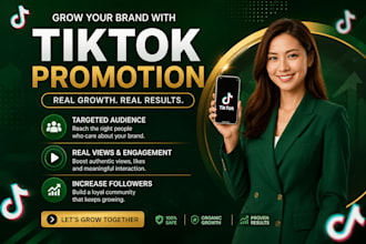 grow and promote your tiktok account organically