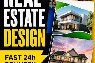 design a  real estate property listing presentation