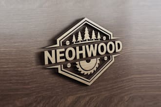 design furniture urban sawmill business logo