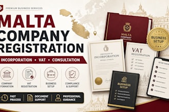 do malta ltd company formation, incorporation, consultation, and vat compliance