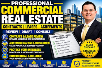 draft commercial real estate contracts leases agreements and property deals