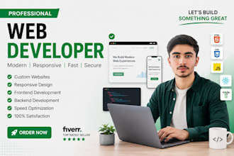 create websites with HTML CSS PHP