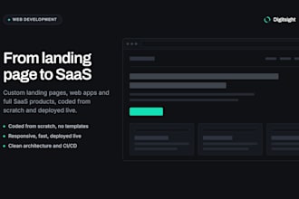 build unique landing pages or complex web applications