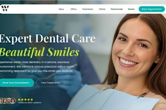 create squarespace dental clinic website dentist orthodontist website