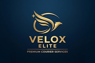 design a premium courier brand logo for delivery business