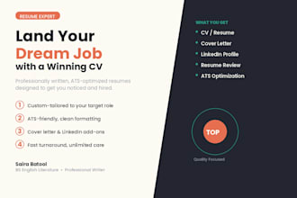 write a professional CV and resume for you