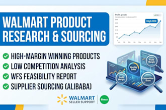 do winning walmart product research and sourcing