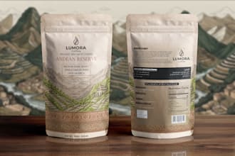 design specialty coffee packaging and artisan coffee label