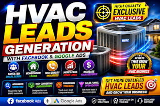 generate high quality hvac leads with facebook and google ads