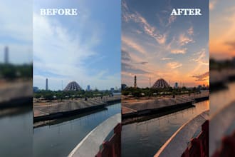 professionally color correct and enhance your photos