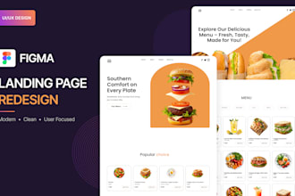 redesign your website UI UX in figma