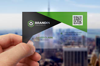 design premium transparent plastic business card with print ready file