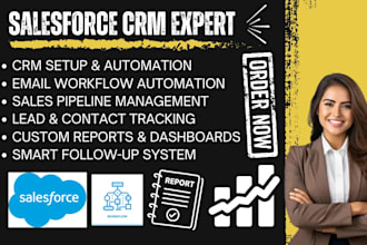 setup salesforce crm email workflow sales pipeline report dashboard