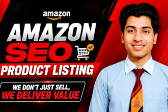 create amazon fba fbm product listing and SEO optimize amazon listing
