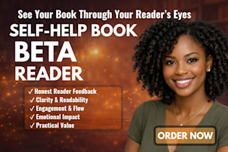 beta read your self help and personal growth book with honest reader feedback