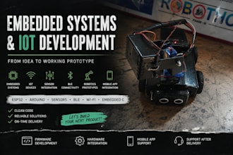 create hardware prototypes, arduino programming, esp32, embedded systems