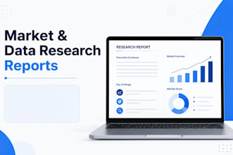research and deliver a clear data or market research report