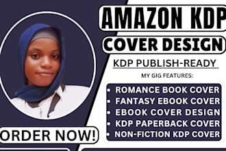 design a professional amazon kdp ebook cover, paperback and kindle cover