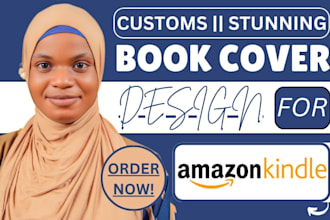design a professional amazon kdp ebook cover, paperback and kindle cover