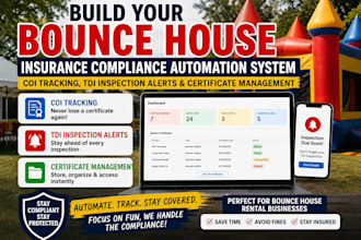 bounce house insurance compliance automation system coi tracking tdi inspection