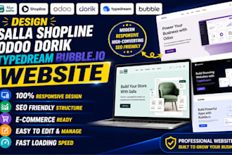 develop bubble website io bubble mvp saas design, or dorik duda website design