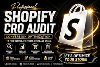 audit your shopify store for cro and conversion optimization