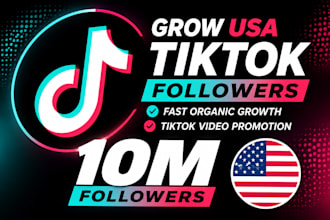grow USA tiktok followers, fast tiktok organic growth, tik tok video promotion