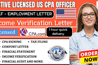write income verfication letter self employment, rental or loan approval letter