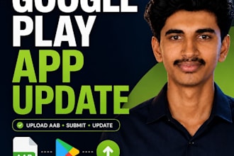 upload your ready aab and update your android app on google play
