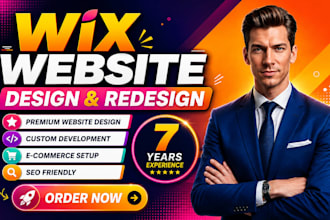 build wix website design, wix webiste redesign, wix ecommerce, wix online store