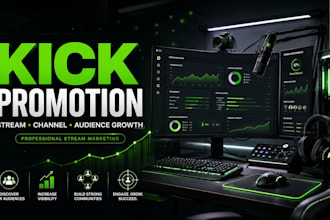 promote your kick stream with professional channel marketing