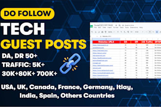 increase da and DR with tech backlinks