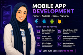 develop a professional flutter android app