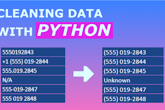clean, format, merge, or split excel files with python