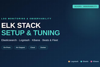 set up and configure elk stack for log monitoring and observability