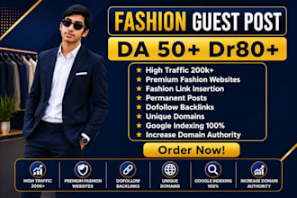 publish a fashion guest post with authority backlinks