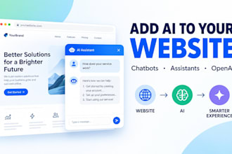 integrate openai API and ai chatbot into your website