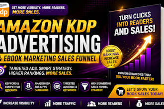 setup, manage profitable kdp ads campaign for your book