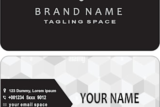 do professional business card and visiting card design in coreldraw
