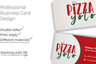 design a professional business card and corporate stationery