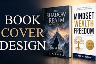 do book cover design kindle cover amazon kdp cover design paperback cover