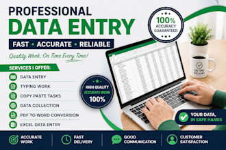 convert PDF to word or excel and do data entry