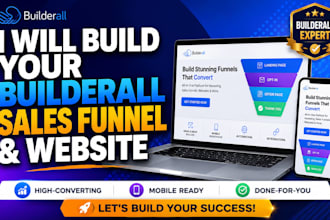build a high converting builderall sales funnel and website