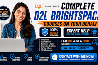 tutor you in d2l brightspace