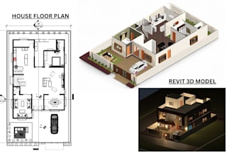 create a 3d house model in revit from your plans