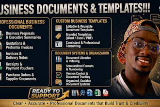 create professional business documents and templates