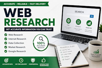 do professional web research and internet research